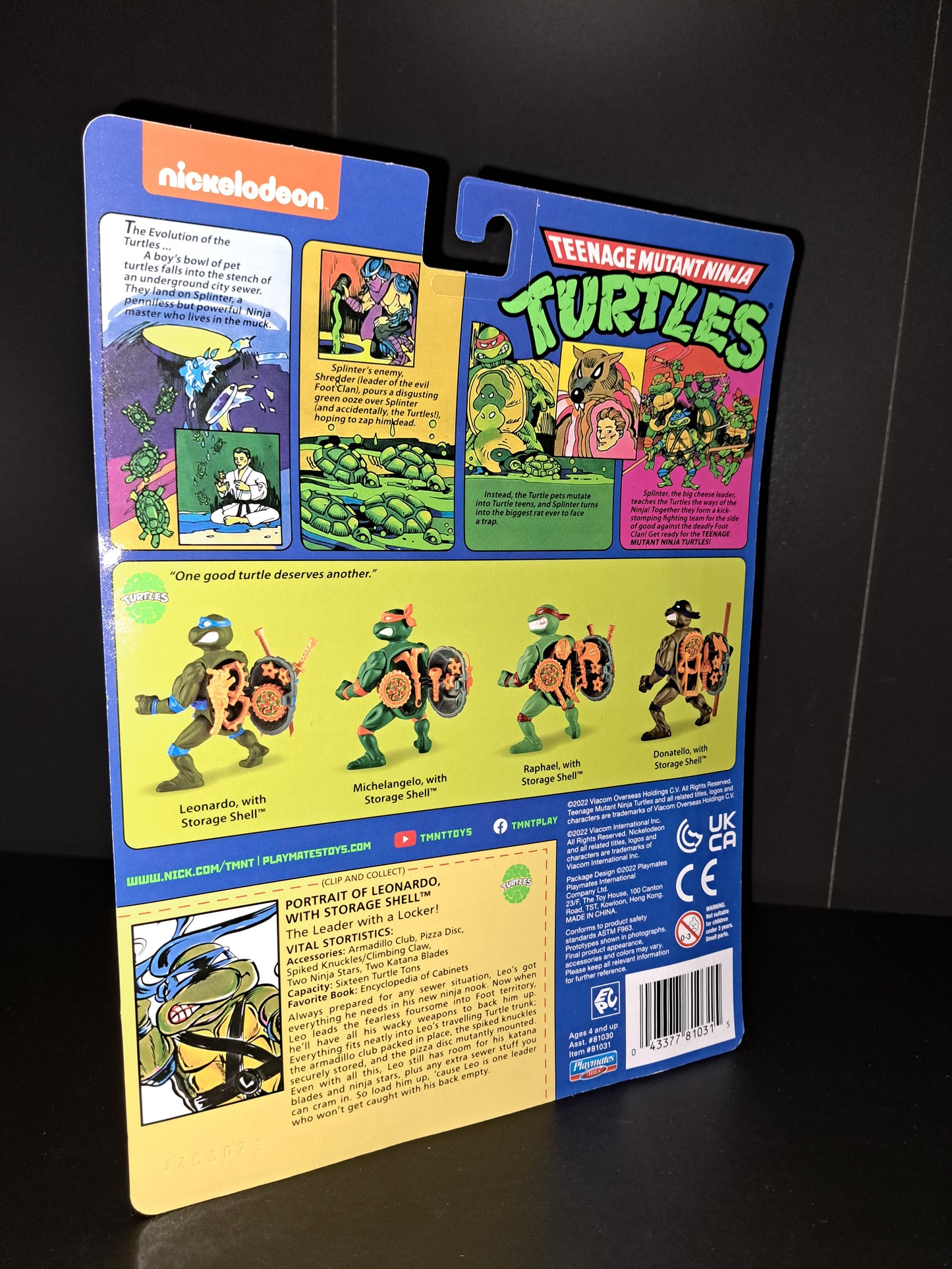 Teenage Mutant Ninja Turtles Set Of 4 Action Figures Retro Collection 2021