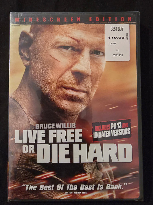 Live Free or Die Hard (DVD, 2007) Factory Sealed