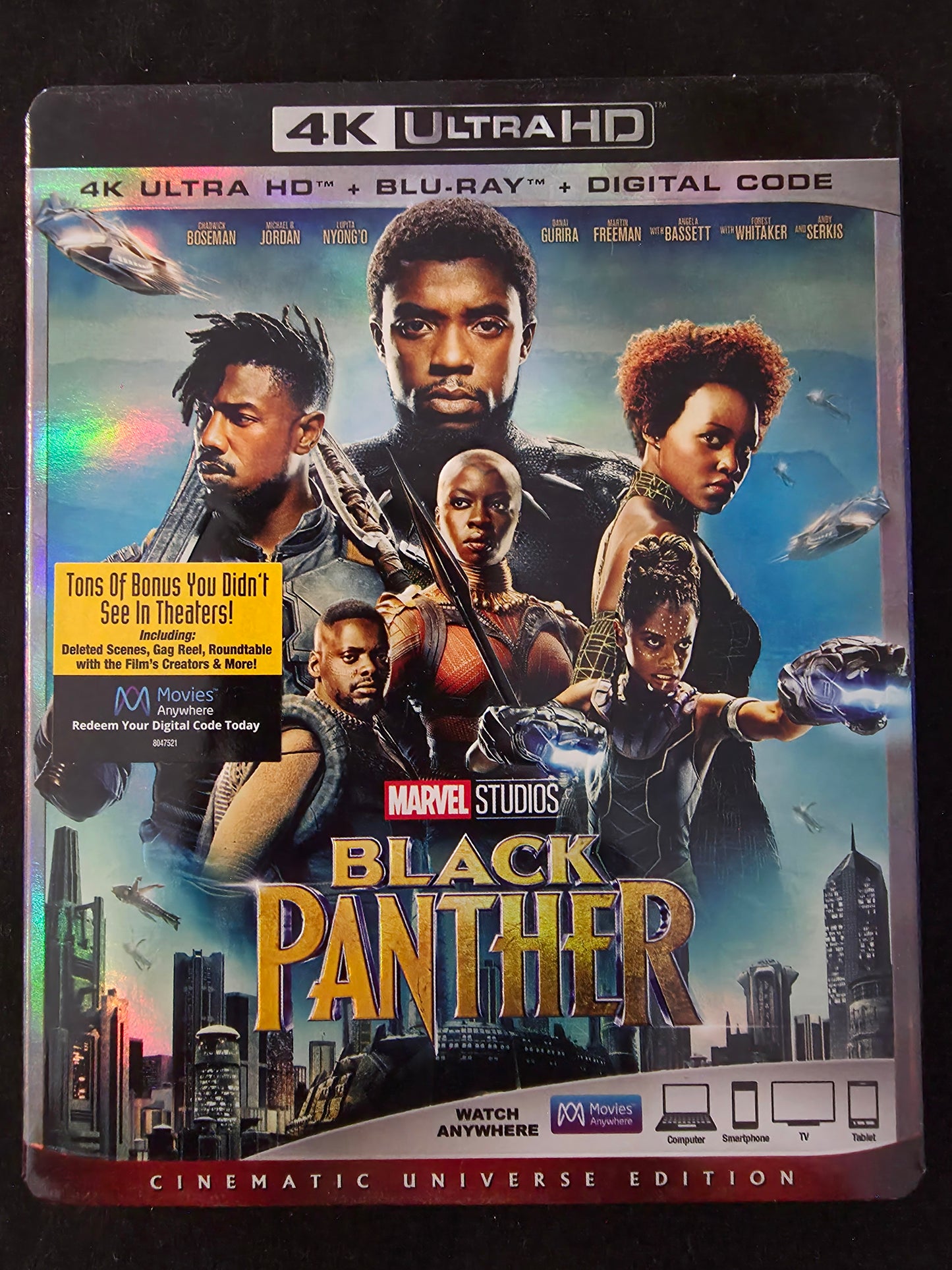 Black Panther With Slipcover (Ultra HD, 2018)