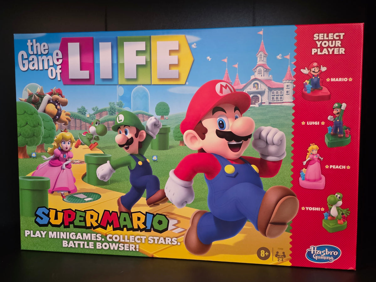 The Game of Life: Super Mario Edition Board Game New Sealed 2021 Hasbro