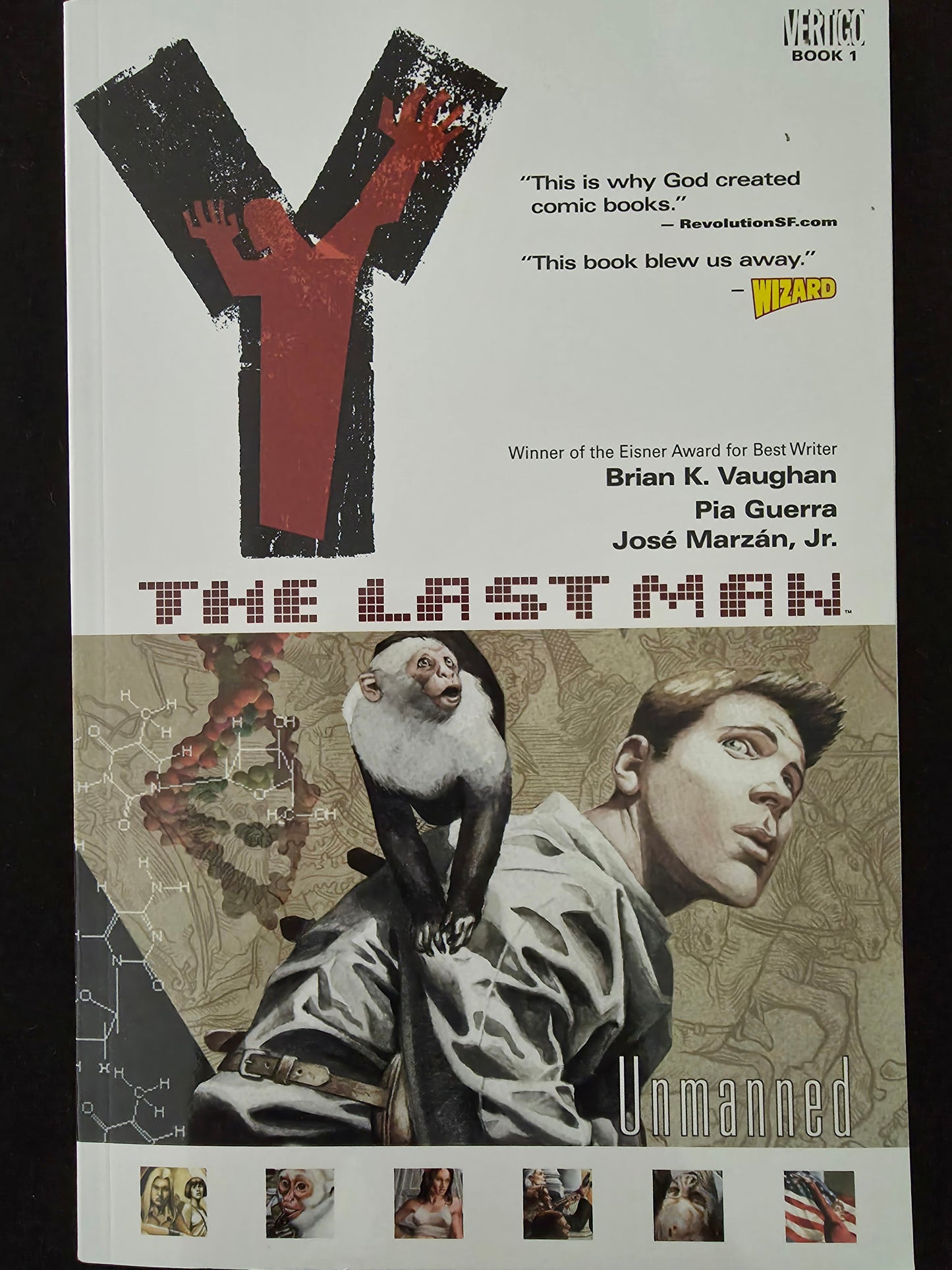 Y: THE LAST MAN Vol 1 Unmanned,DC/Vertigo 2003,Vaughan, Guerra