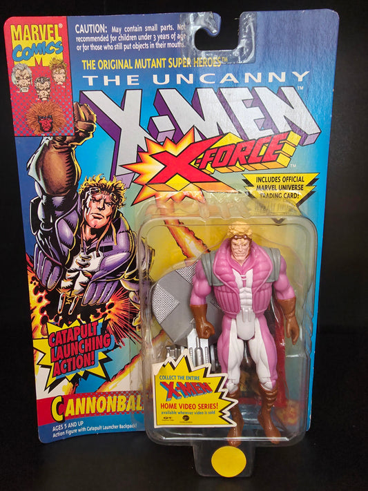 1993 Toy Biz CANNONBALL Marvel X-Men X-Force Action Figure Pink 4966 UNOPENED