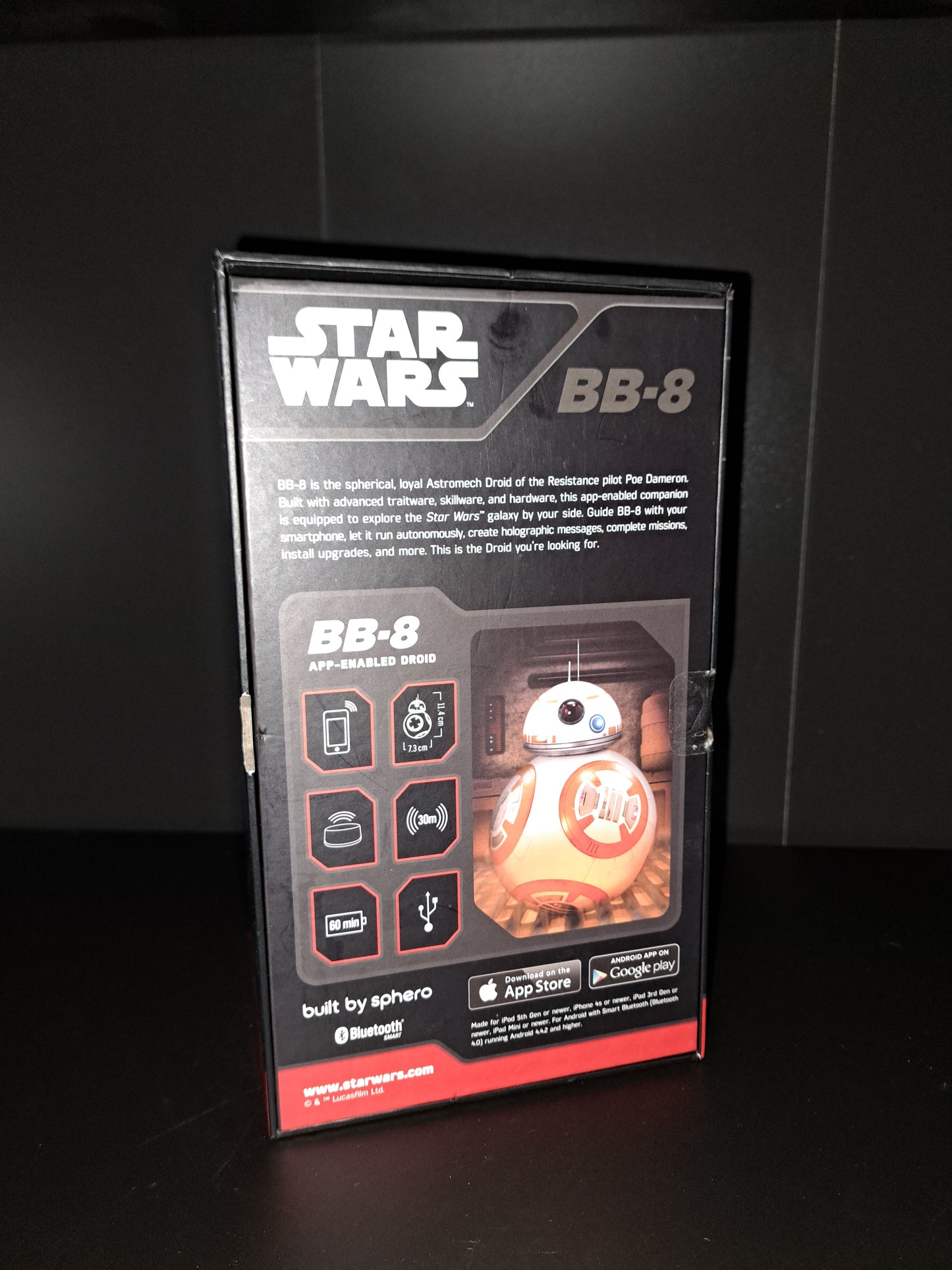 Sphero Star Wars BB-8 App-Enabled Droid Toy - R001ROW