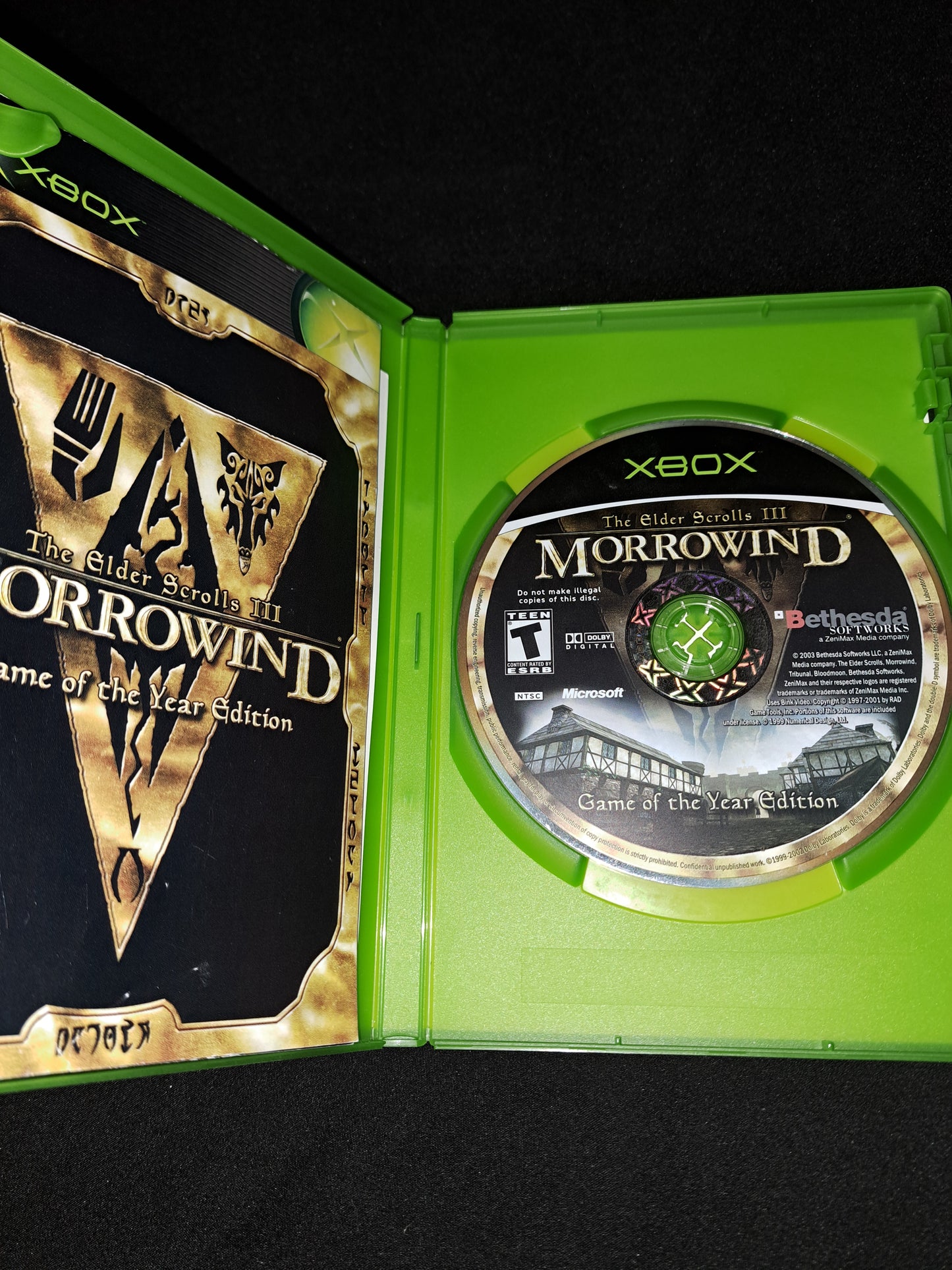 Elder Scrolls III: Morrowind -- Game of the Year (Xbox) CIB