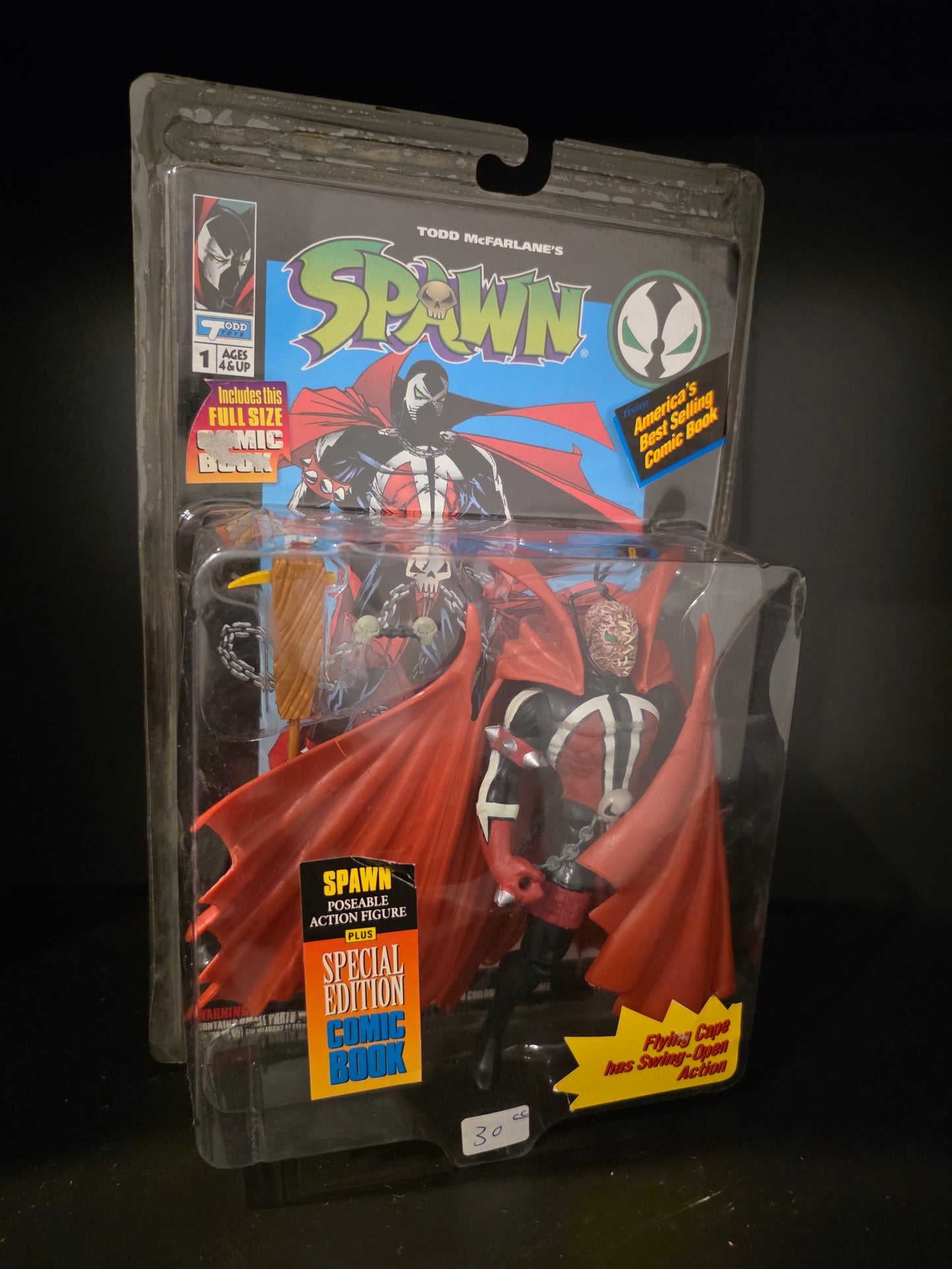 New 1994 Todd Mcfarlane’s Spawn Series 1 Original Action Figure Todd Toys TMP