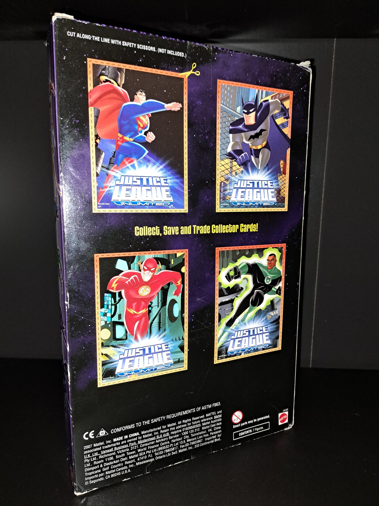 2007 Mattel Justice League Unlimited Toys R Us Exclusive Die Cast Original Members Collection