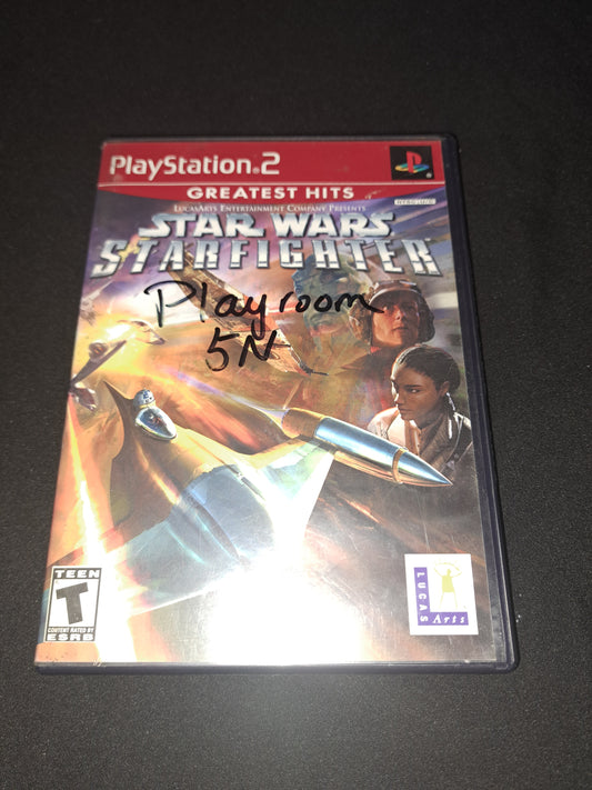 Star Wars Starfighter Greatest Hits Sony PlayStation 2 PS2 Complete