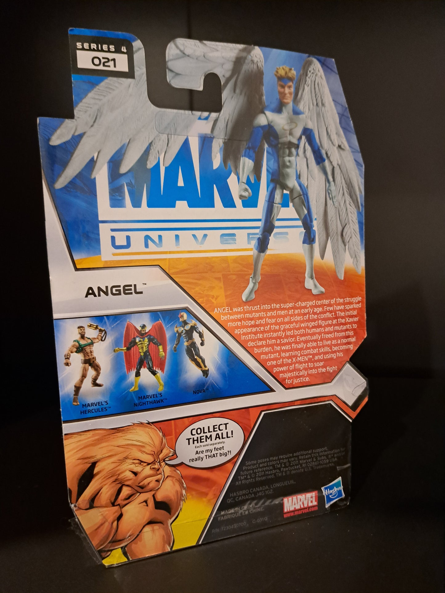 2011 Marvel Universe Angel Series 4 #021 3.75" Action Figure