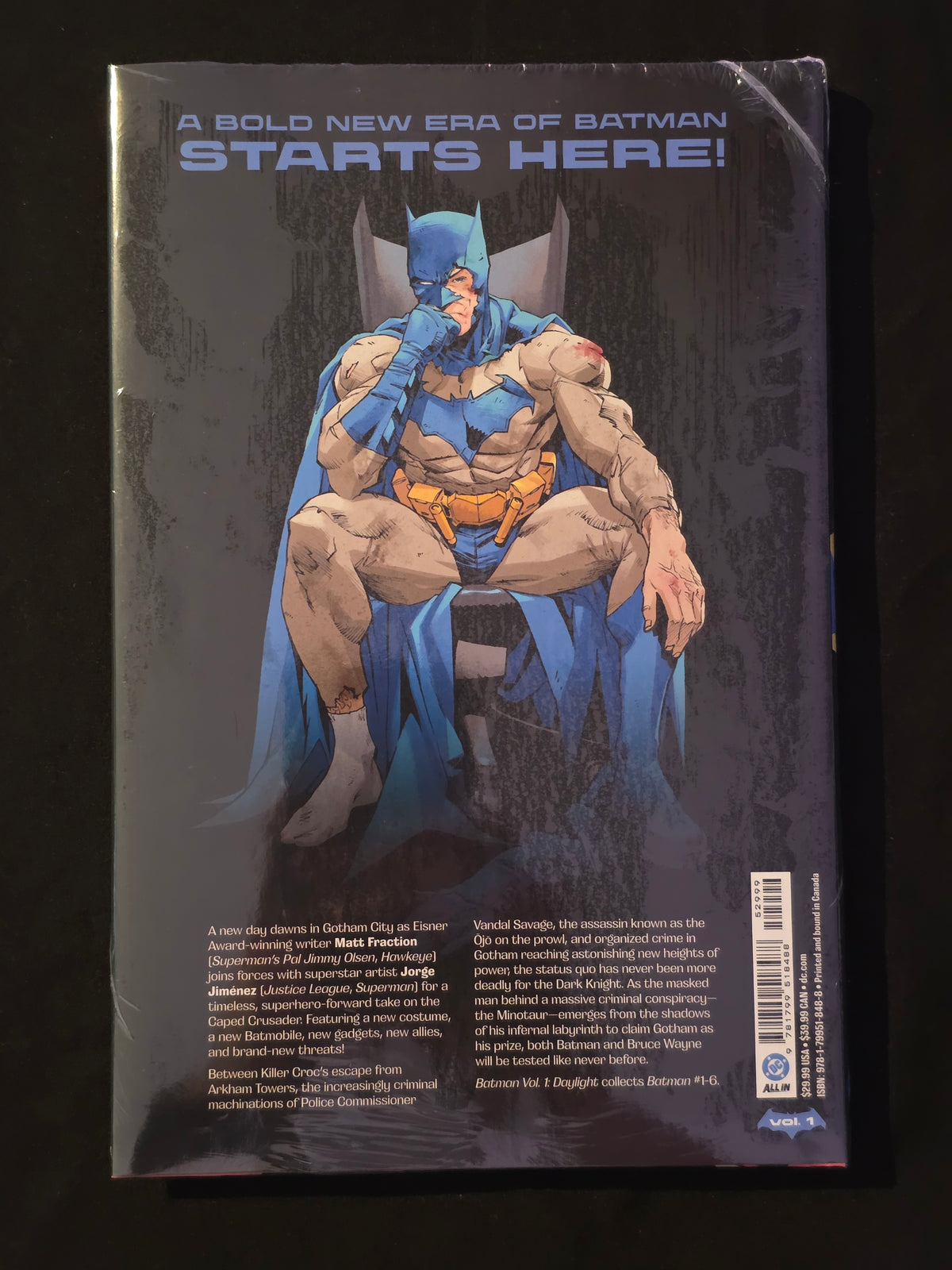 DC Batman Vol 1 Daylight Hardcover Batman Day 2026 Variant Fraction/Jimenez Sealed