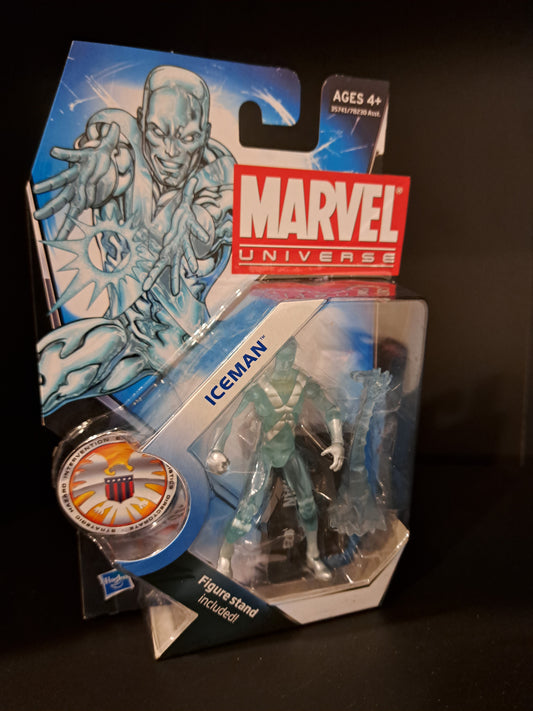 Marvel Universe X-Men ICE MAN 3.75" Figure Series 3 Bobby Drake Hasbro 2011 NEW