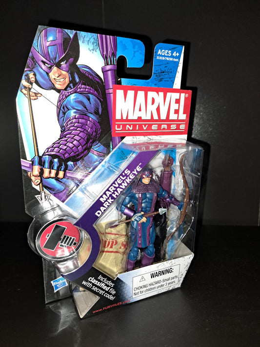 NEW 2010 Hasbro Marvel Universe Series 2 Marvel's Dark Hawkeye 3.75" Figure