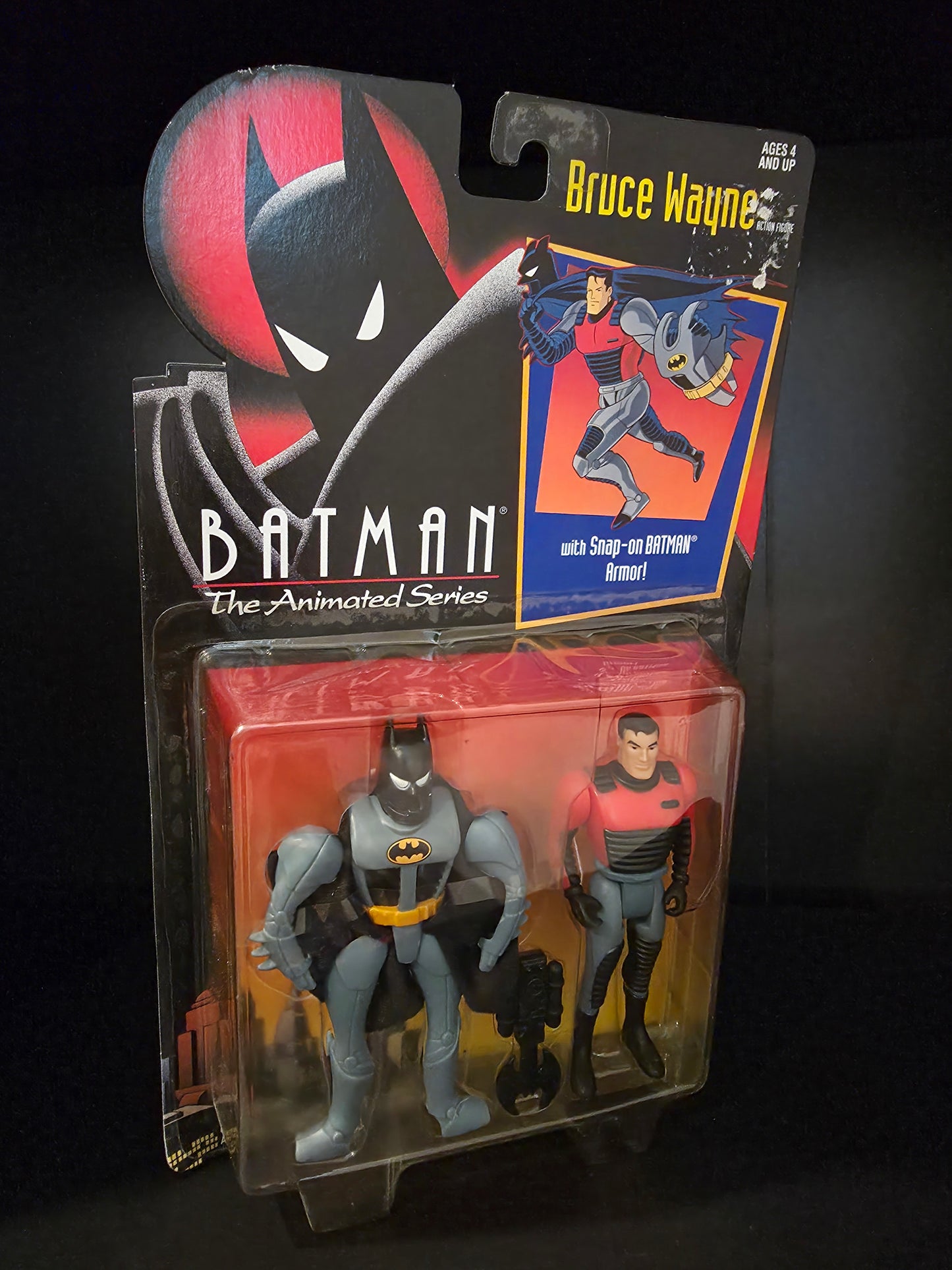 Kenner Batman the Animated Series Bruce Wayne Action Figure Rare New