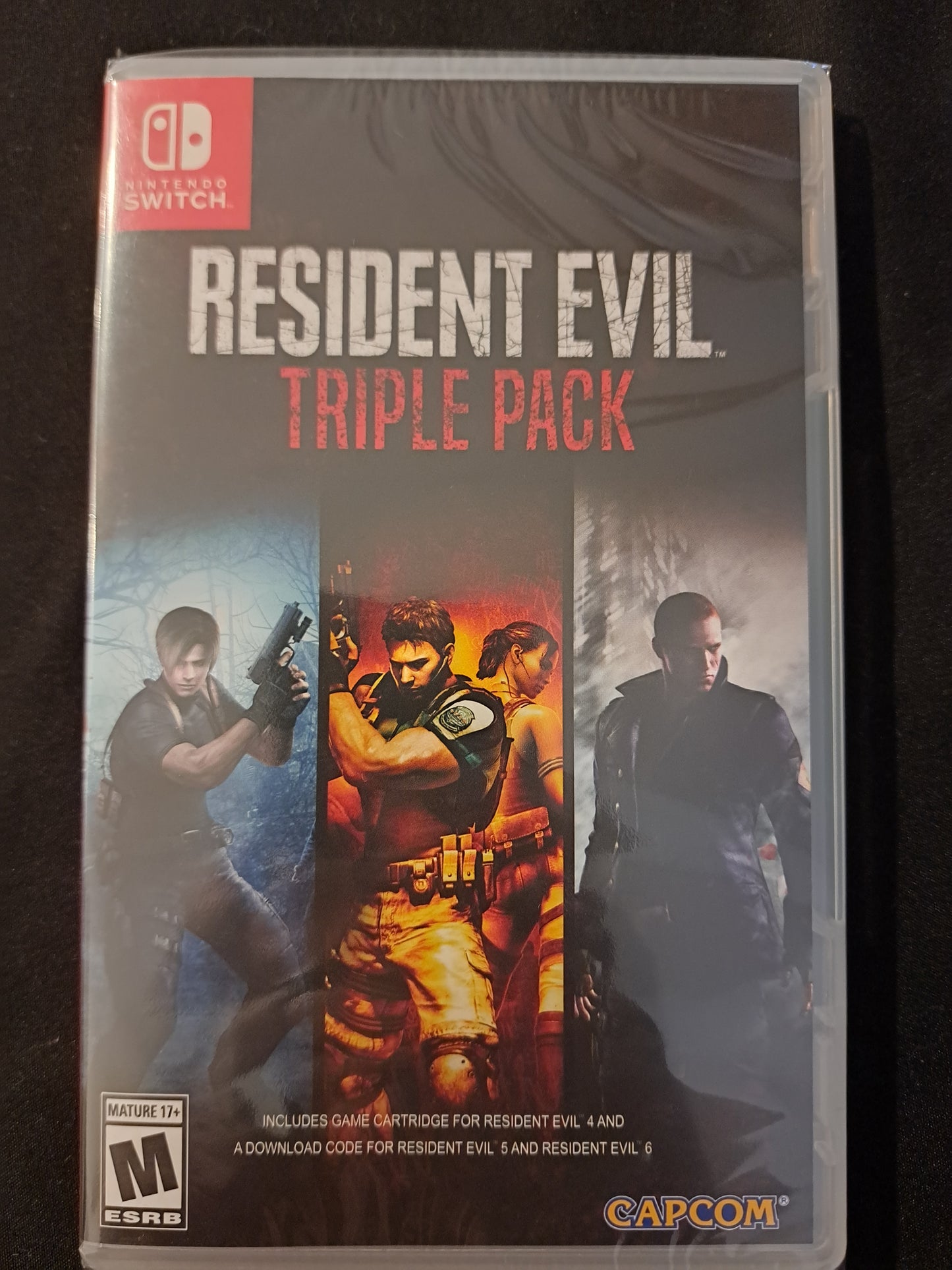 Resident Evil Triple Pack [ Resident Evil 4 + 5 + 6 ] (Nintendo Switch) NEW