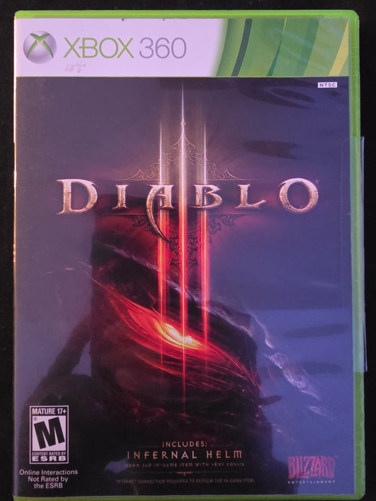 Diablo III 3 (Microsoft Xbox 360, 2013) CIB