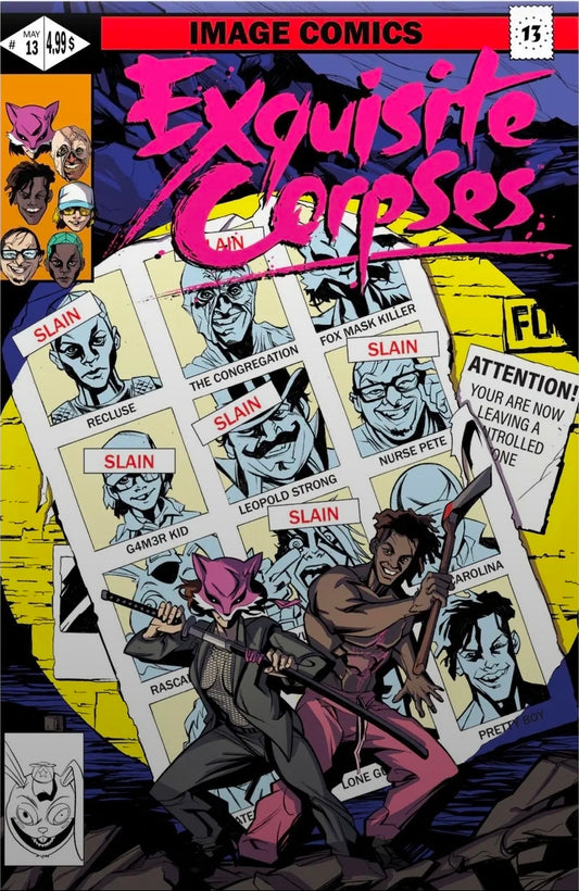 EXQUISITE CORPSES #13 Aurelio Mazzara Exclusive LTD 250 w/COA - "X-Men 141 HOMAGE"