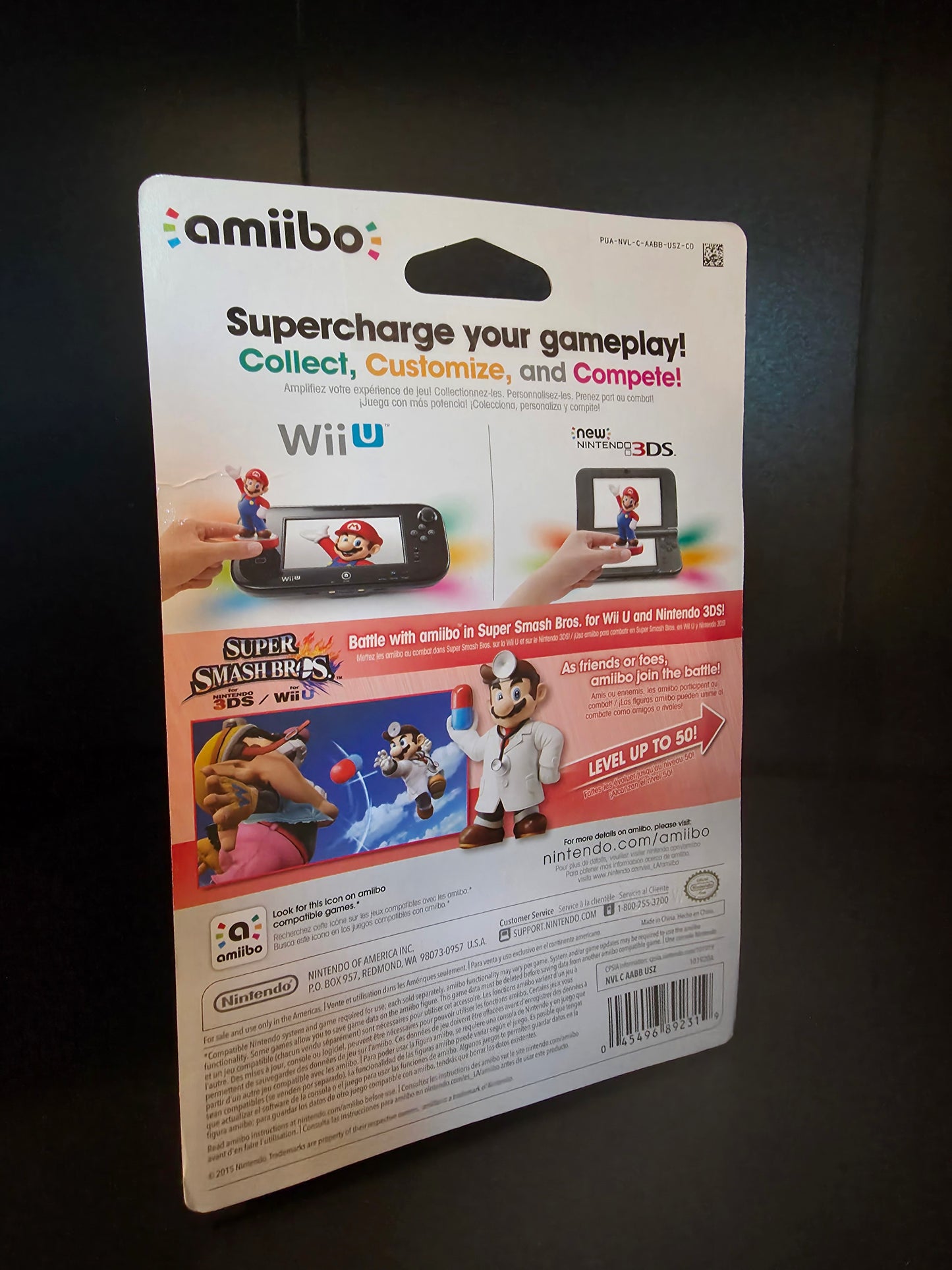 Nintendo Super Smash Bros Dr. Mario Amiibo Figure