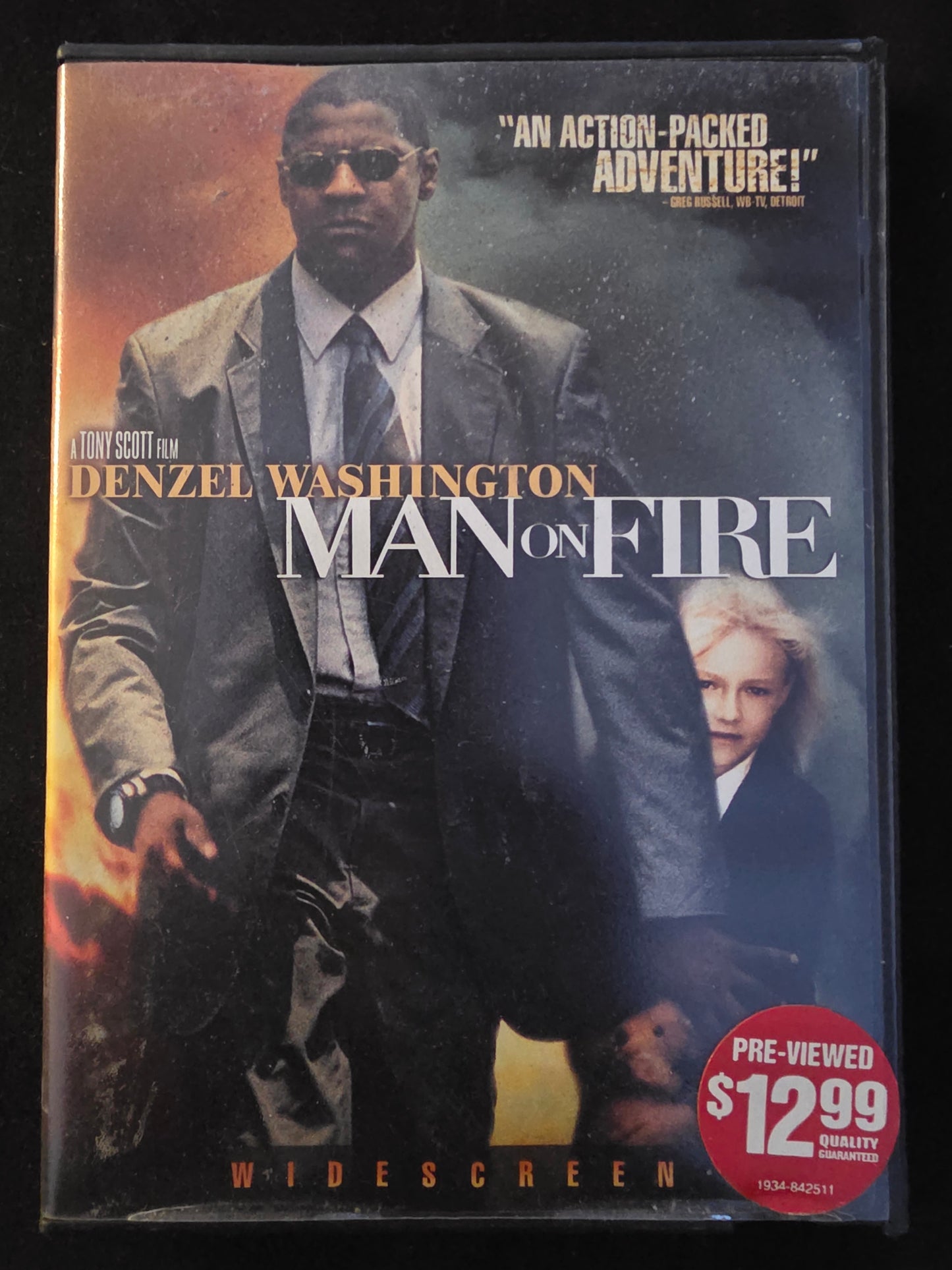 Man on Fire (DVD, 2004, Widescreen) Denzel Washington