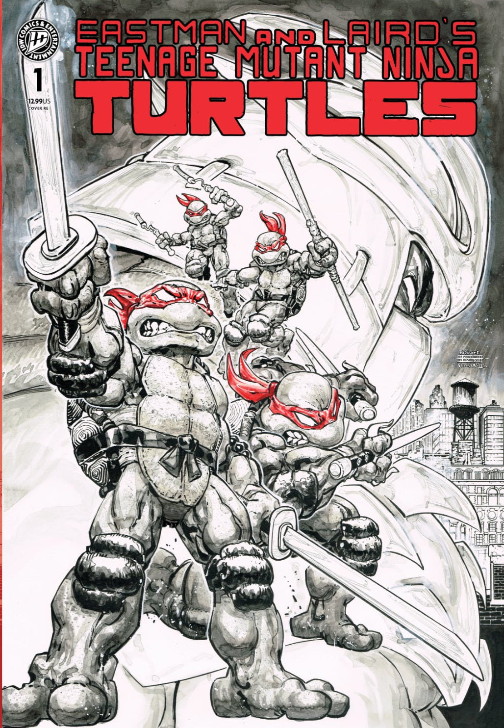 Teenage Mutant Ninja Turtles #1  Freddie Williams Exclusive Set Limited to 600