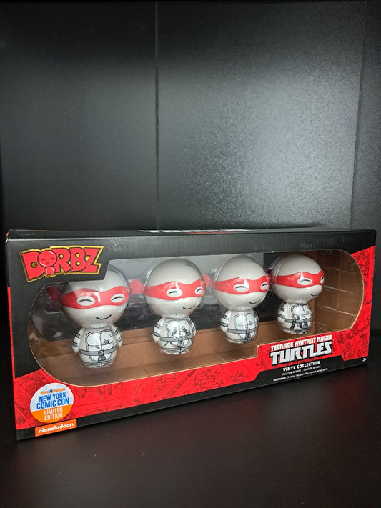Funko Dorbz Teenage Mutant Ninja Turtles Comic TMNT 4 Pack NYCC 2015 LE 1000 pcs