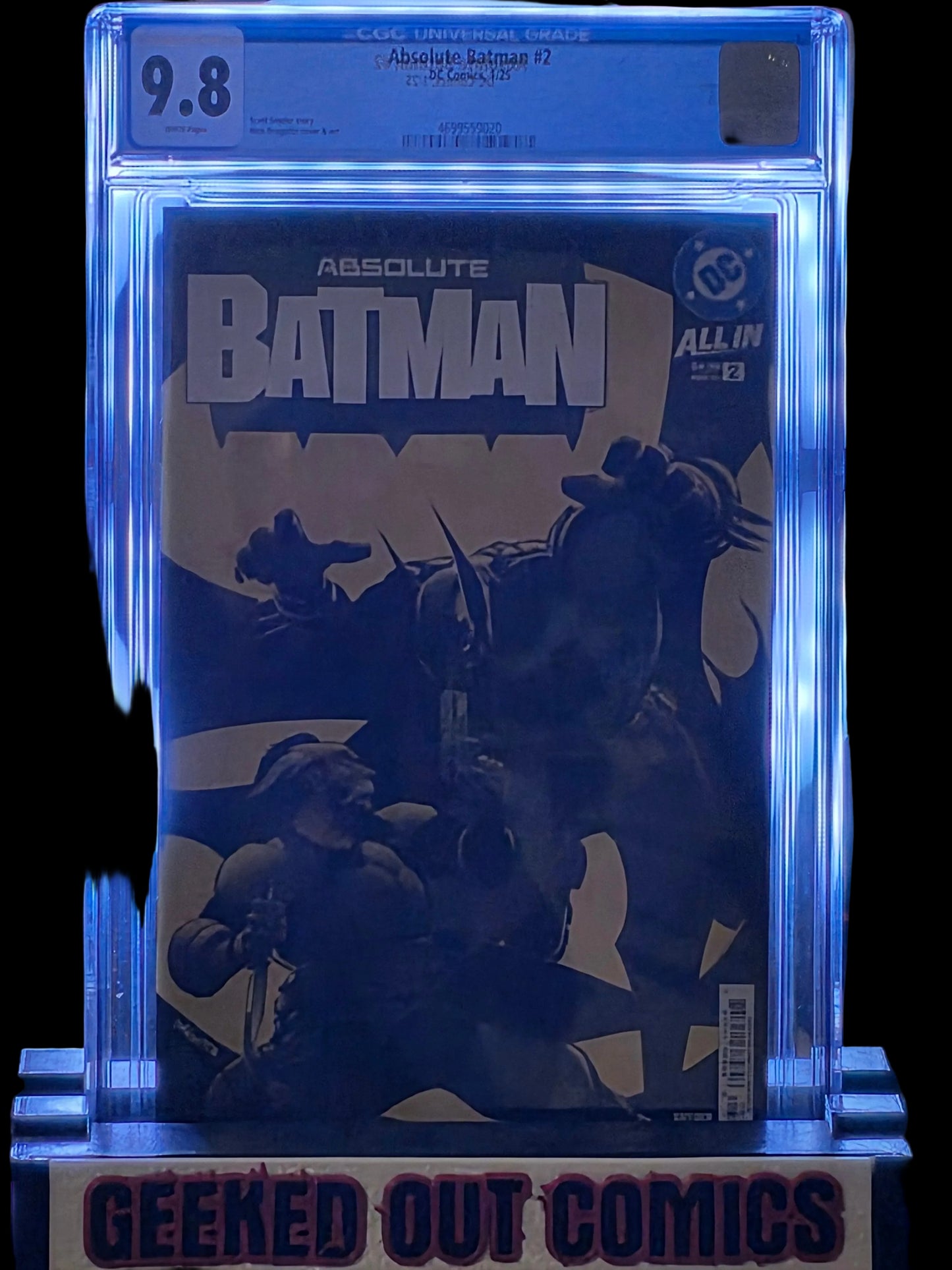 ABSOLUTE BATMAN #2  CGC 9.8  1st PRINT COVER A  SCOTT SNYDER  NICK DRAGOTTA