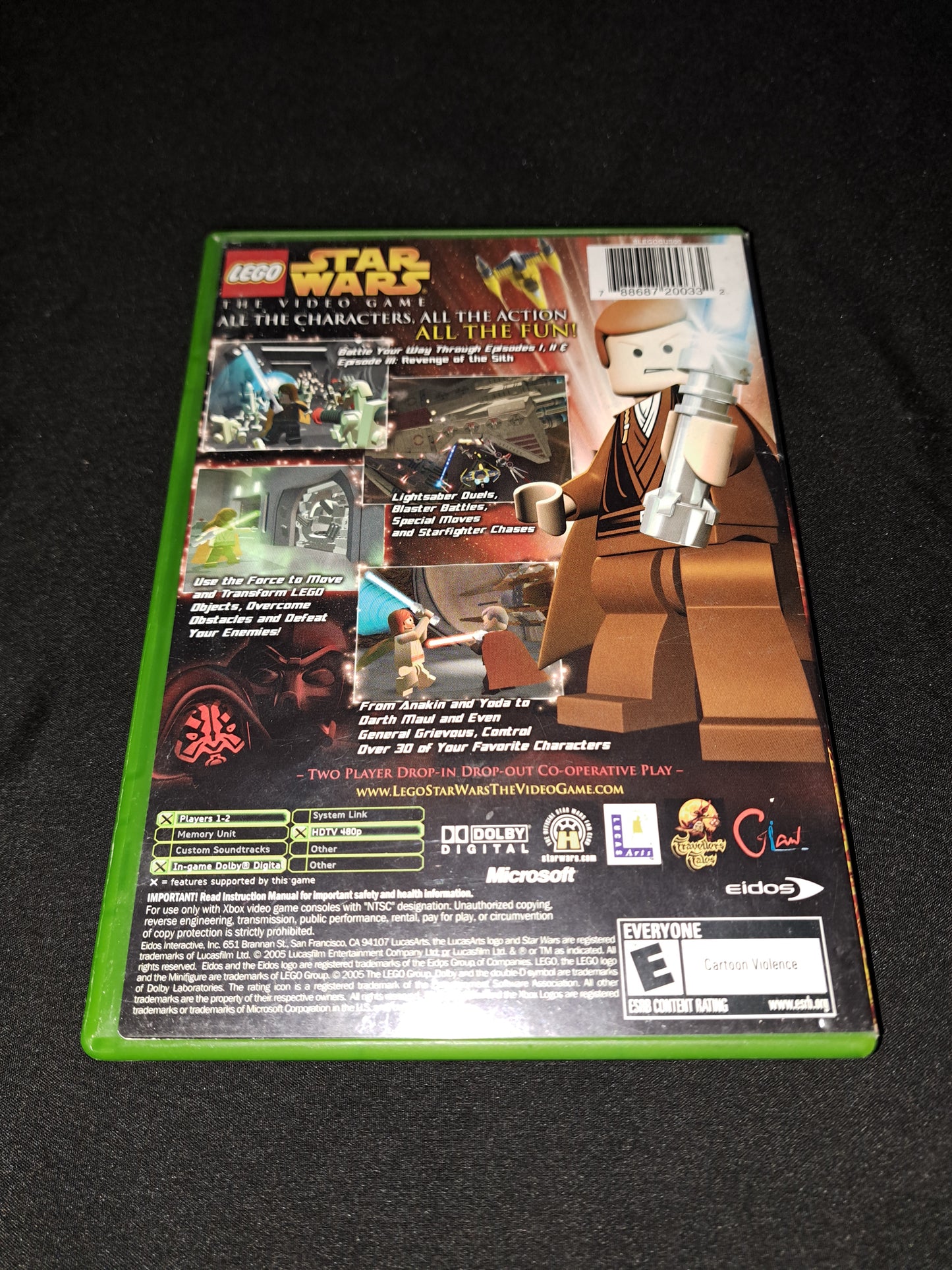 Lego Star Wars The Video Game Microsoft XBox Game (2005)