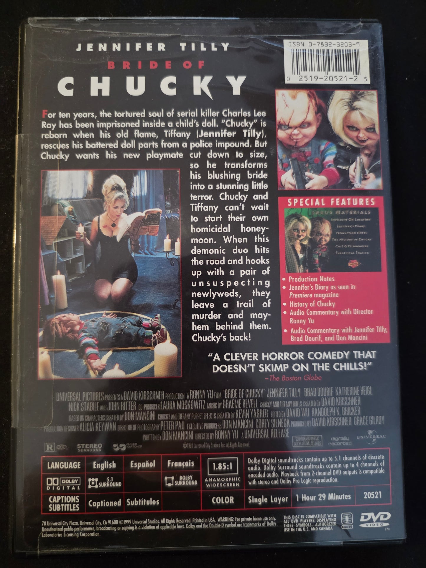 Bride of Chucky (DVD, 1998) Widescreen
