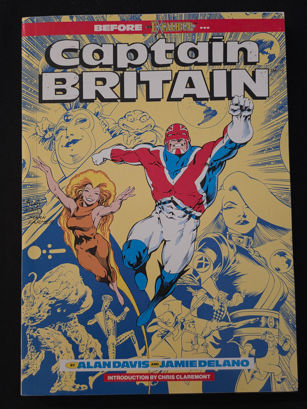 1988 Marvel Comics Captain Britain Before Excalibur TPB Trade Paperback SC