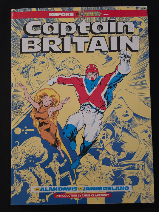 1988 Marvel Comics Captain Britain Before Excalibur TPB Trade Paperback SC
