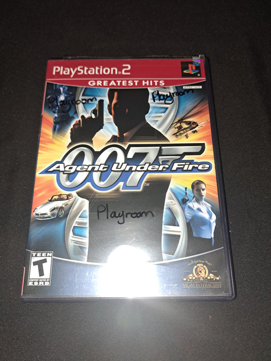 PS2- 007: AGENT UNDER FIRE  James Bond PlayStation2 CIB