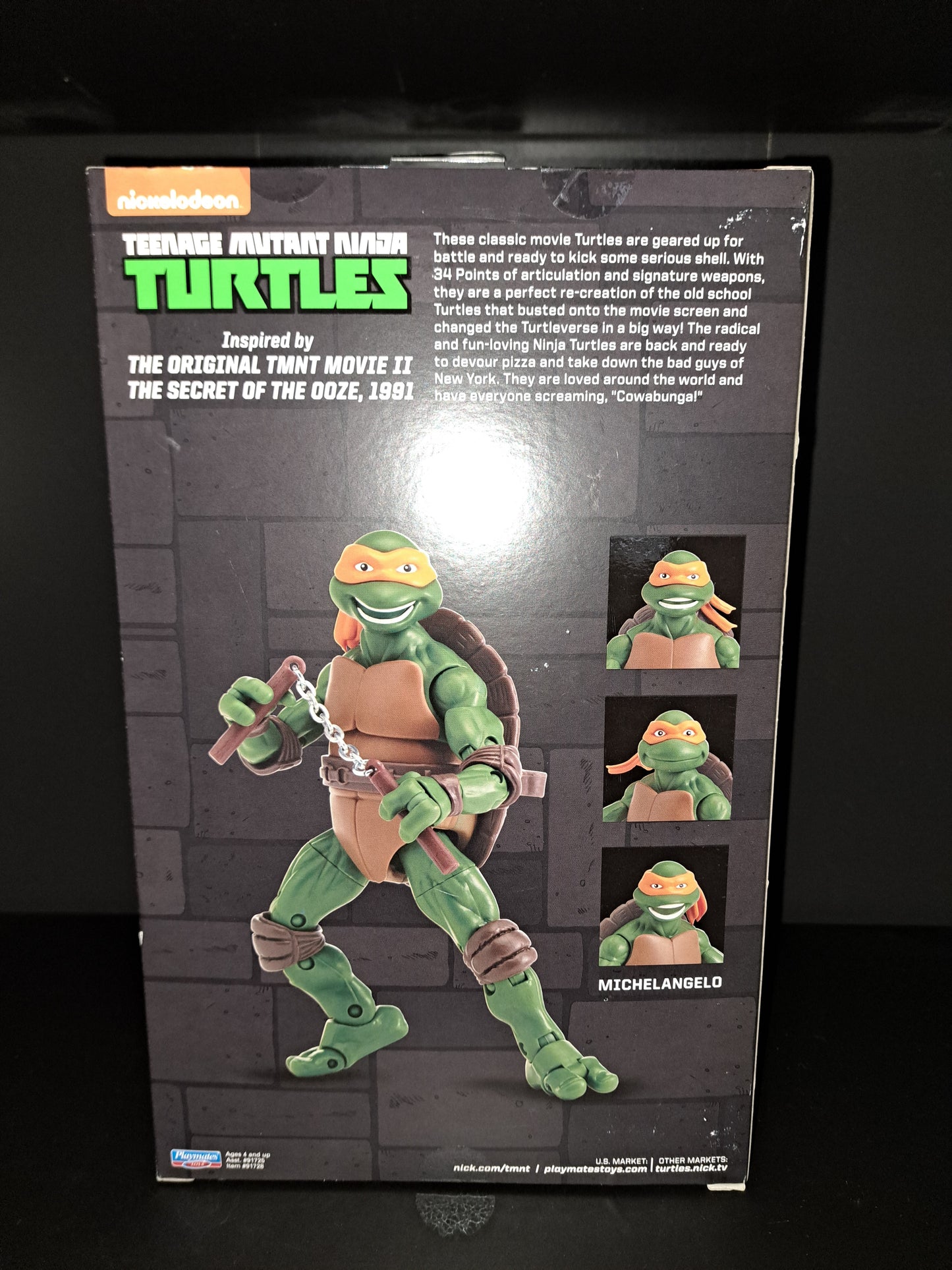 TMNT Classic Collection SECRET OF THE OOZE Full Set of 4 Figures Playmates 2016