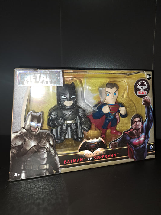 JADA METALS DIE CAST BATMAN VS SUPERMAN DAWN OF JUSTICE 2 PACK