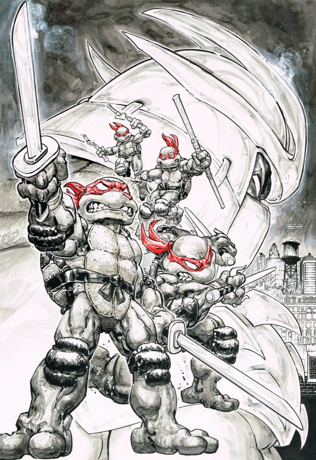 Teenage Mutant Ninja Turtles #1  Freddie Williams Exclusive Set Limited to 600
