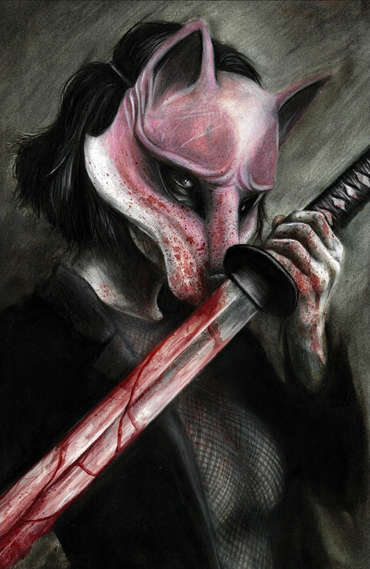 EXQUISITE CORPSES FOX MASK KILLER #1 Wil Shrike Virgin Foil Exclusive Limited to 500