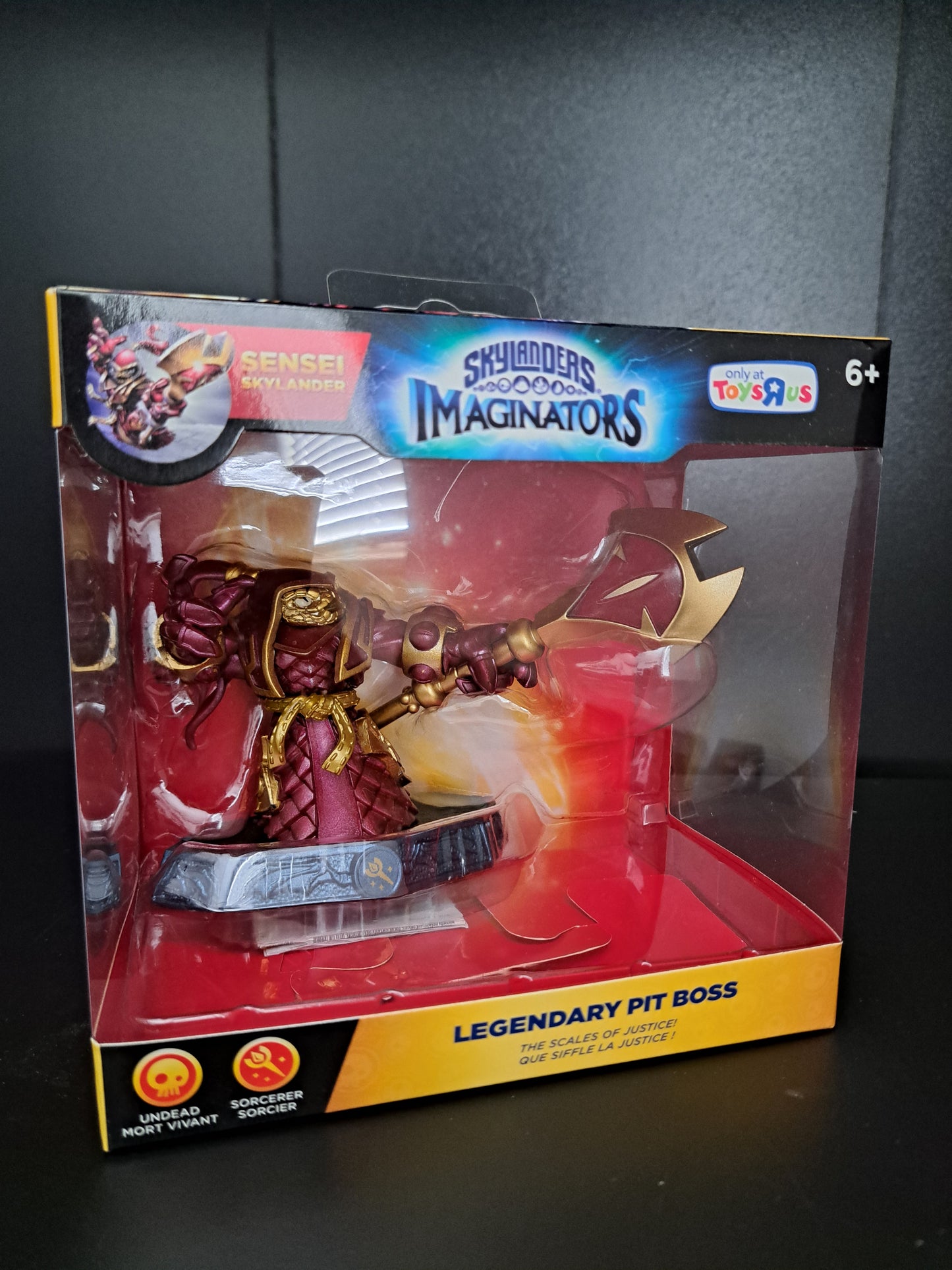 Skylanders Imaginators Legendary Pit Boss Sensei Toys R Us Exclusive