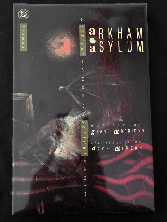 Batman: Arkham Asylum Hardcover Graphic Novel DC Comics 1989 1st Print