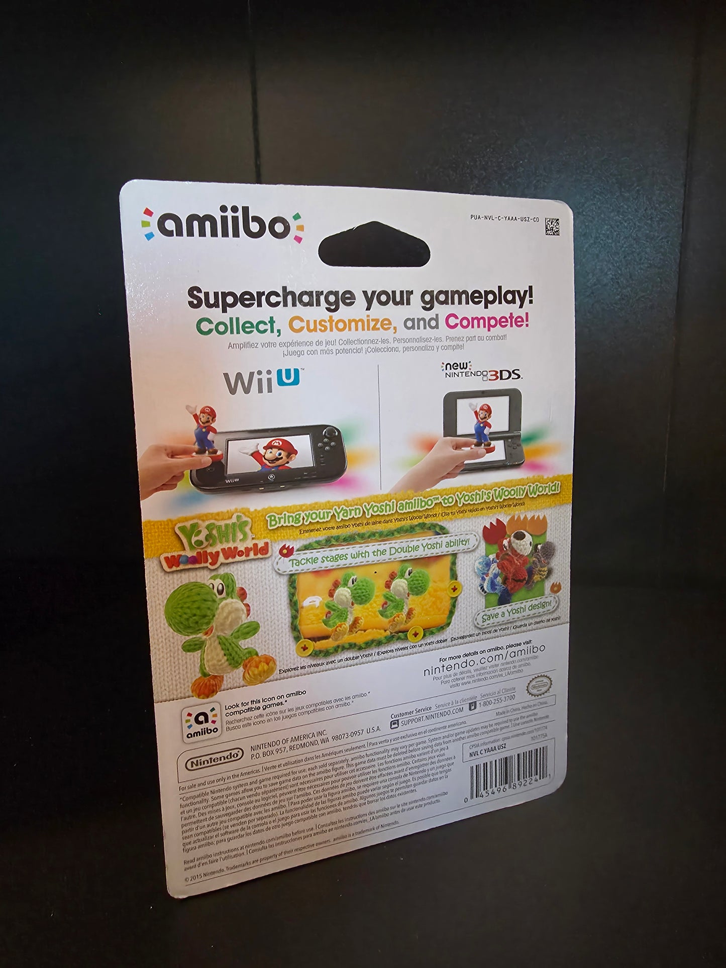 [NEW] Nintendo - Yarn Yoshi Amiibo - GREEN - [FACTORY SEALED]