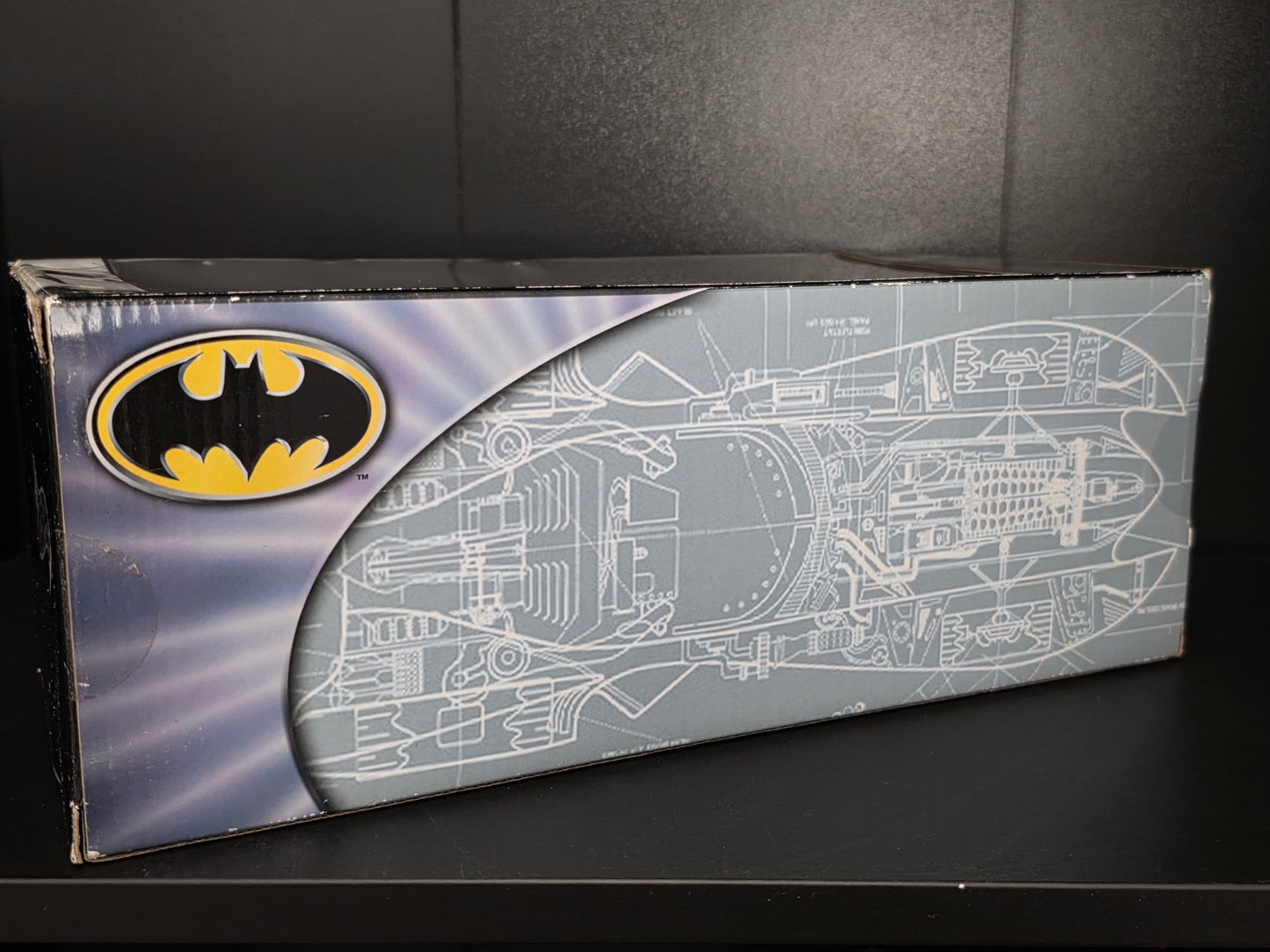 BATMOBILE 1989 BATMAN MOVIE (MICHAEL KEATON) 1:18 HOT WHEELS NIB NEW SEALED RARE