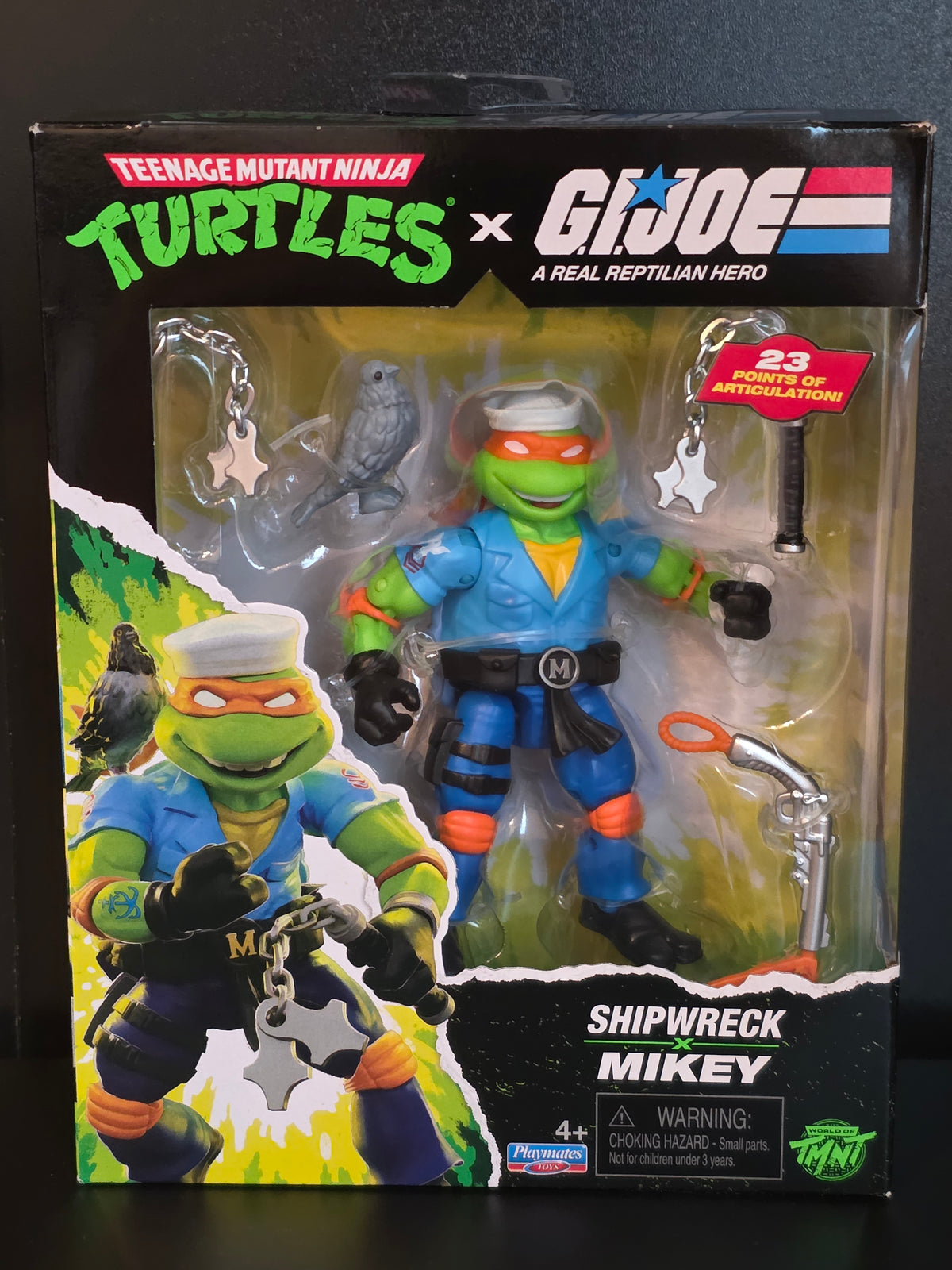 NEW 2026 TMNT x GI Joe SHIPWRECK x MIKEY Michelangelo Playmates Toys