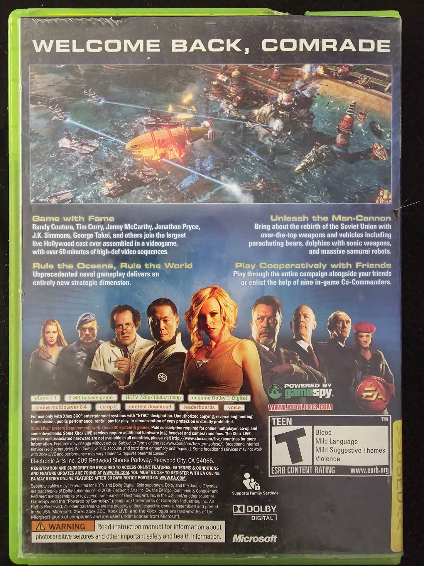 Command & Conquer Red Alert 3 Xbox 360 2008