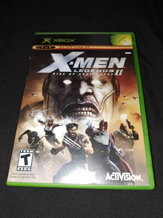 Microsoft Xbox X-Men Legends II 2 Rise of Apocalypse (2005)