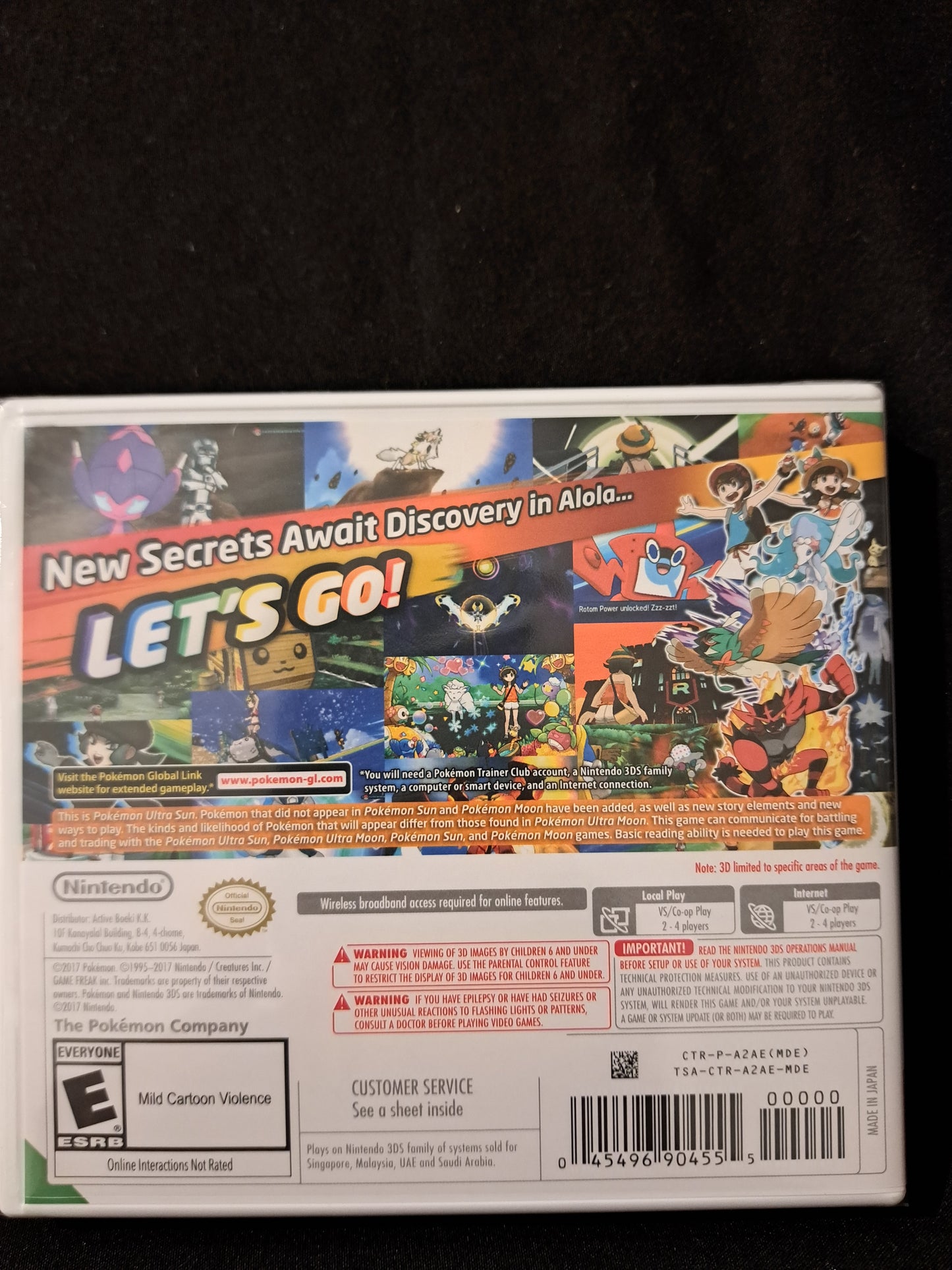 Pokemon Ultra Sun (Nintendo 3DS, 2017) BRAND NEW / US Version