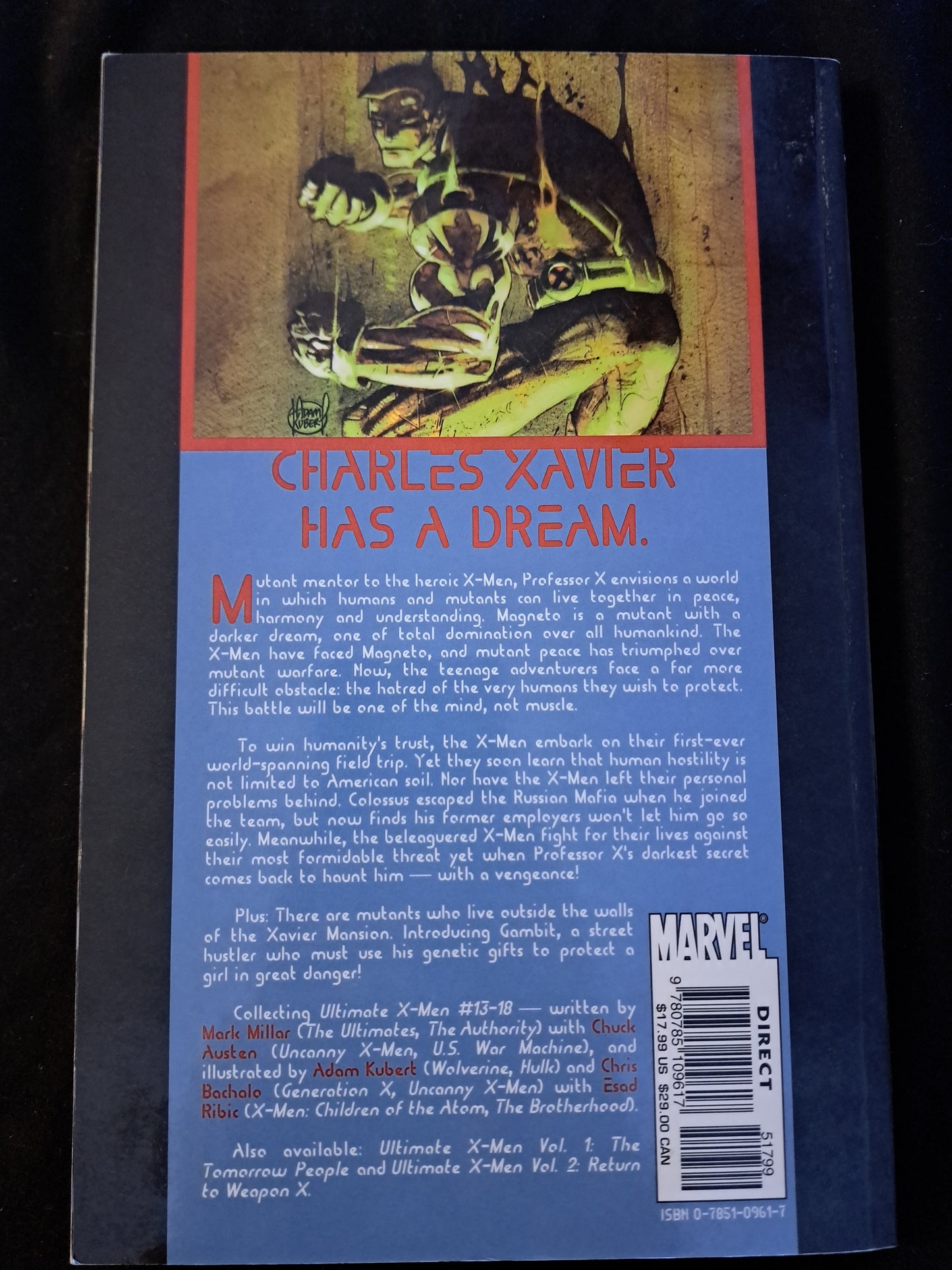 Ultimate X-Men Vol 3: World Tour TPB 2002 First Print