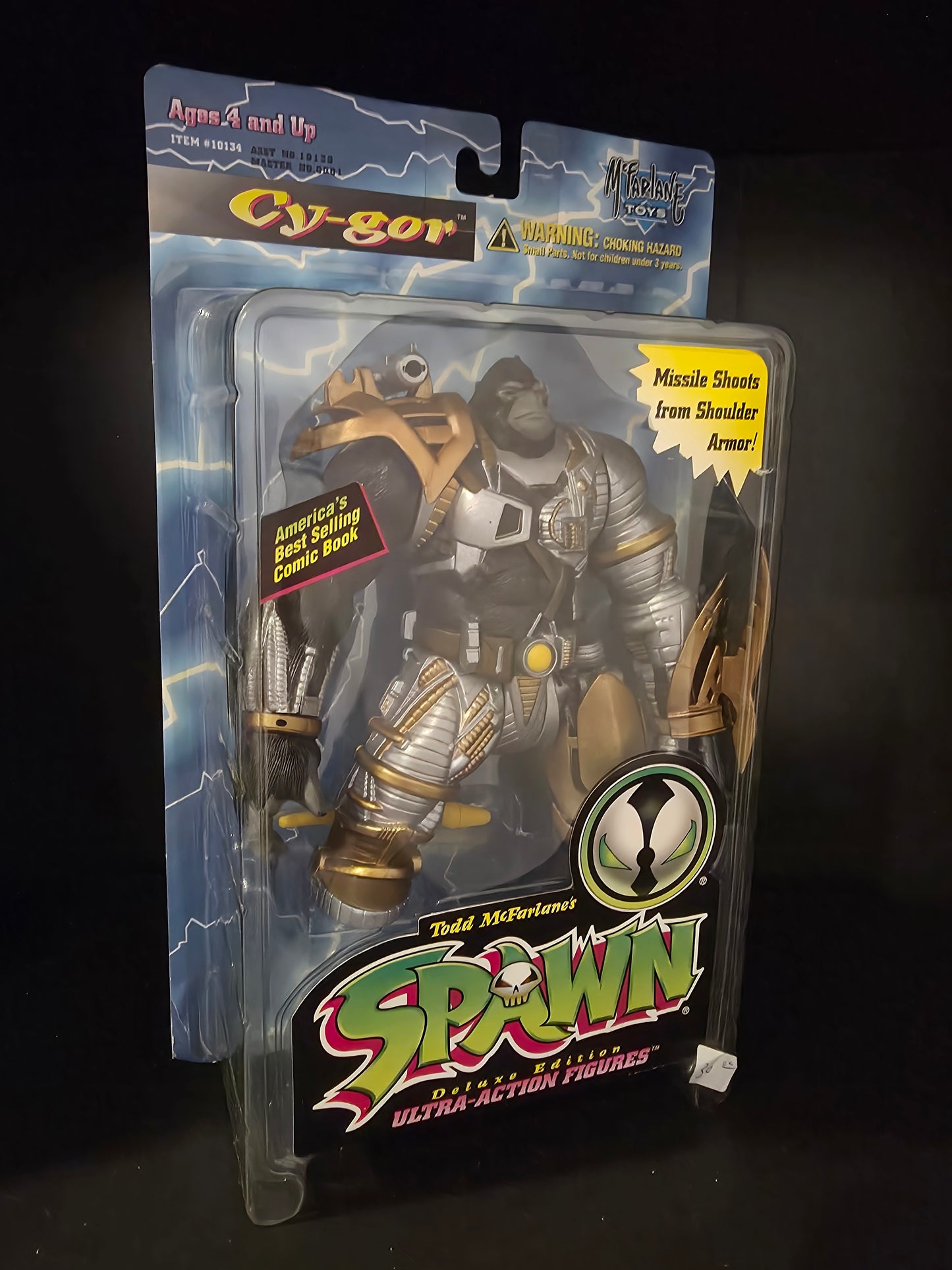 Spawn Cygor Action Figure with Gold Armor Deluxe Edition