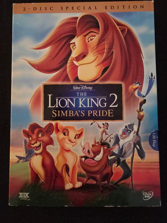 Disney’s The Lion King 2 Simba's Pride (2 Disc Special Edition) DVD. W/Slipcover