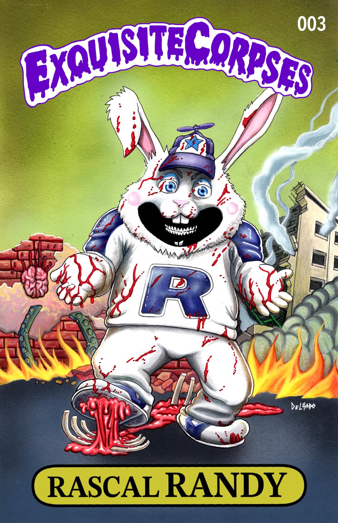 Exquisite Corpses: Rascal Randy #3 Kevin Delgado "GARBAGE PAIL KIDS HOMAGE"