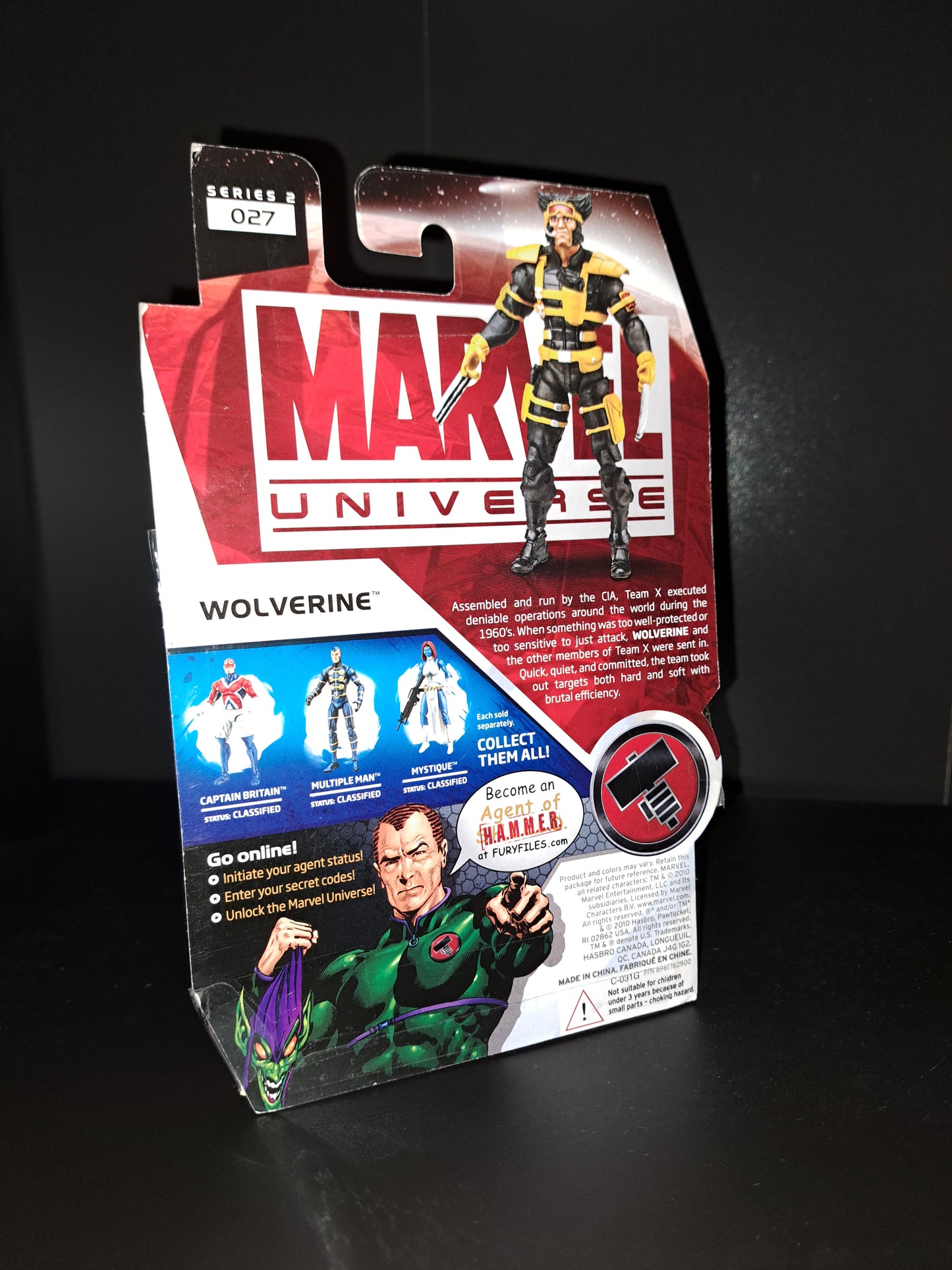 WOLVERINE #027 Marvel Universe Series 2, 3.75" Action Figure 2010 NEW