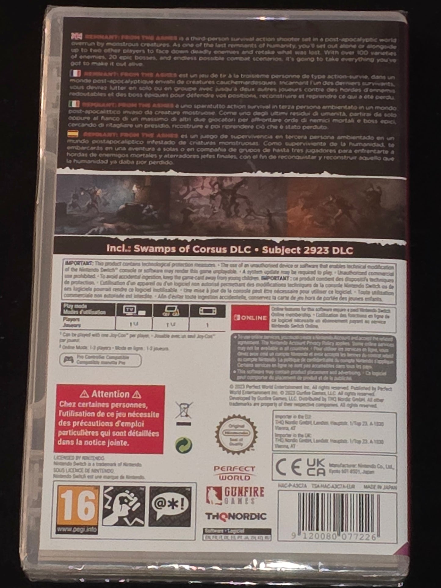 Remnant From the Ashes Nintendo Switch THQ Nordic - New Sealed