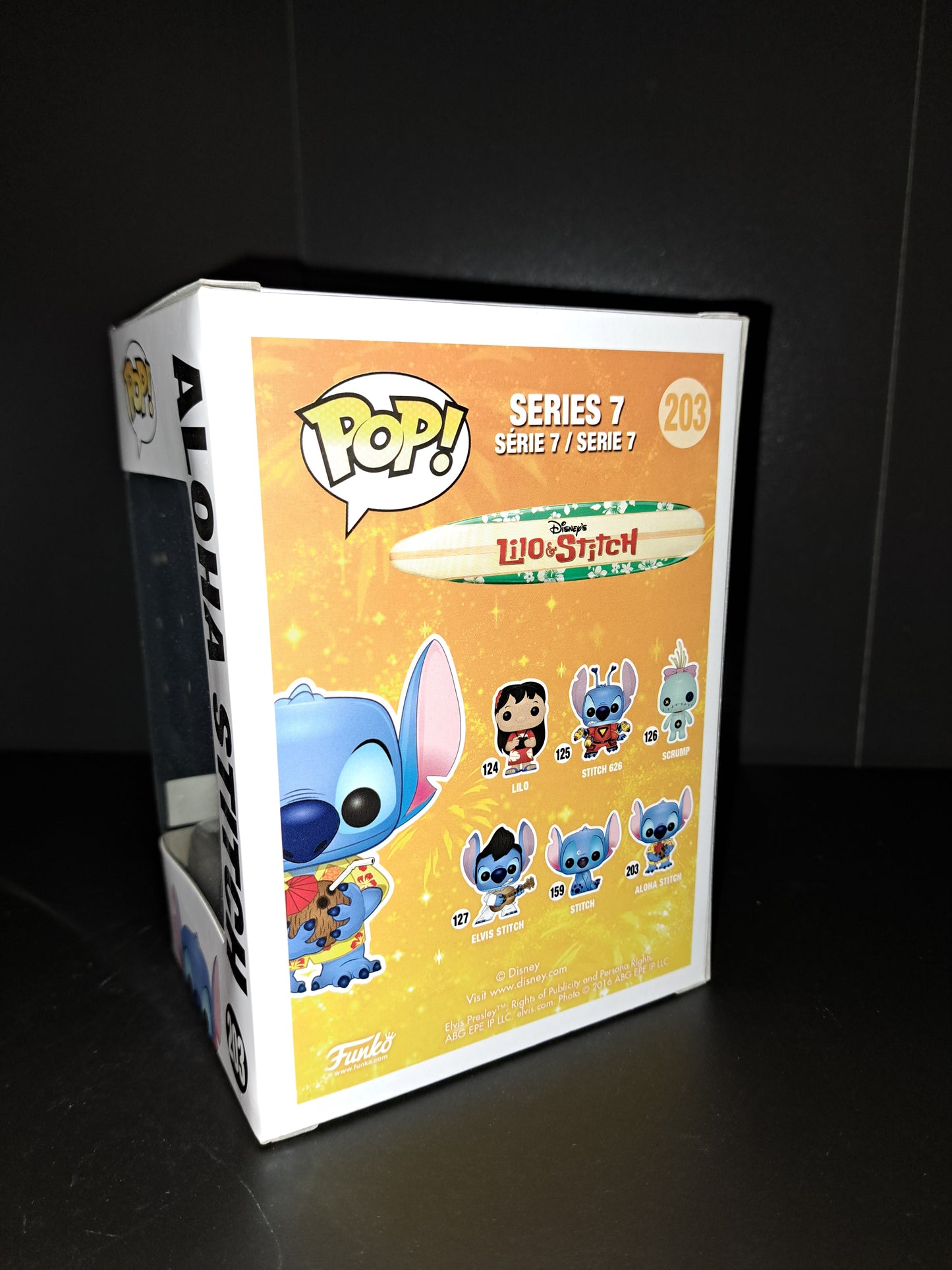 Funko Pop! Vinyl: Disney - Stitch (Aloha) - Hot Topic (HT) (Exclusive) #203