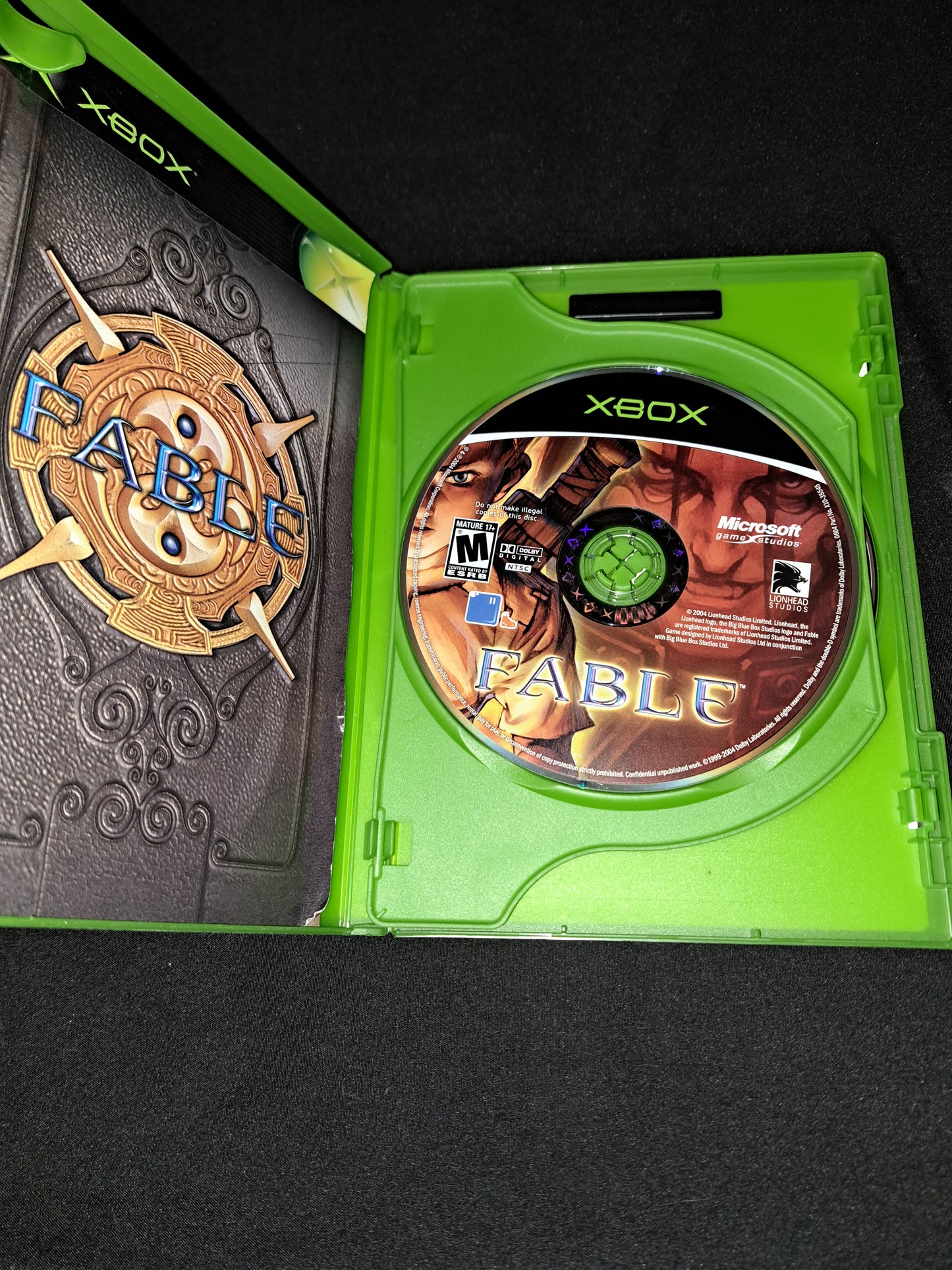 Fable (Xbox, Limited Edition Game With DVD) TESTED CIB with Bonus DVD