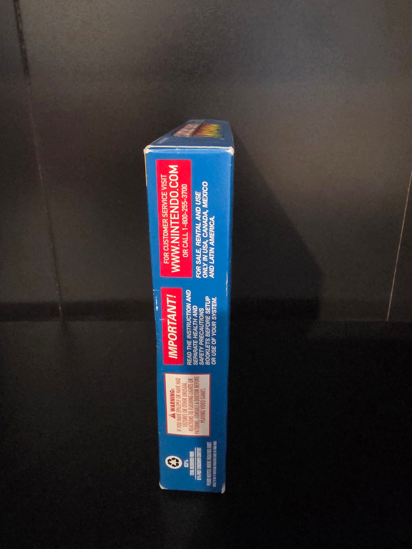 Gameboy Super Mario Cart Super Circuit In Box. With Manual and Game